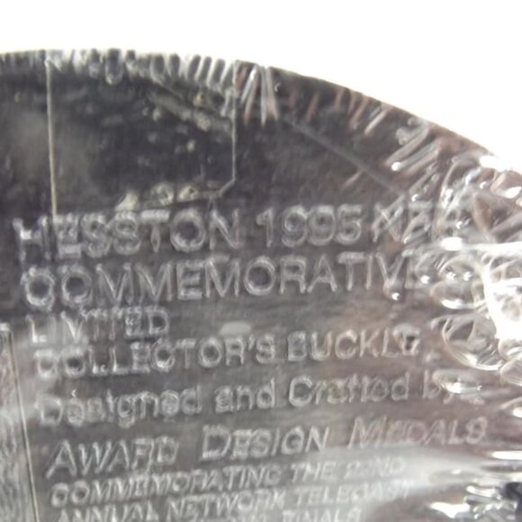 National Finals Rodeo 1995 HESSTON New Old Stock Belt Buckle - Picture 2 of 10